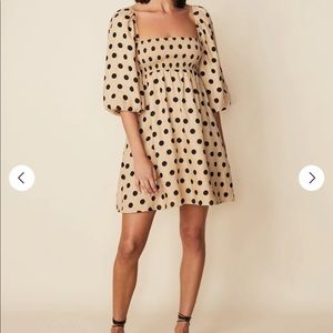 Faithfull The Brand polka dot dress. Size medium. Good condition.